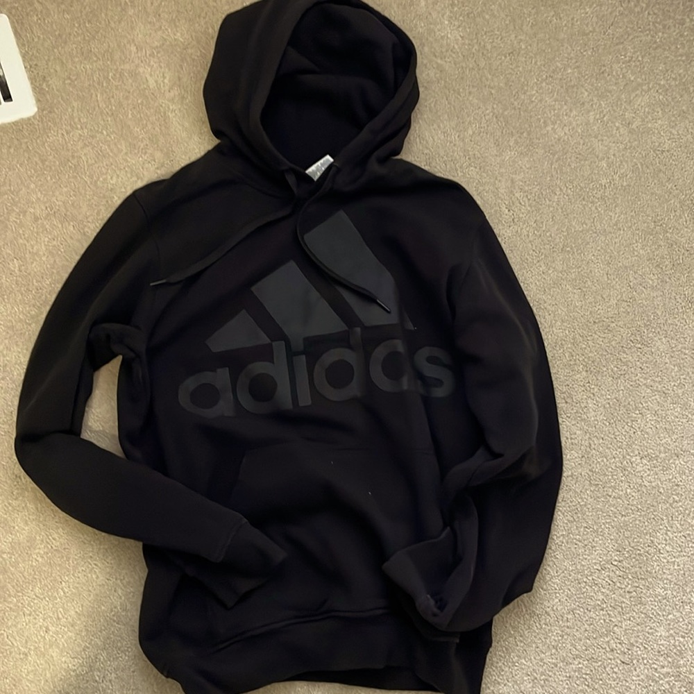 Men’s adidas small black hoodie.